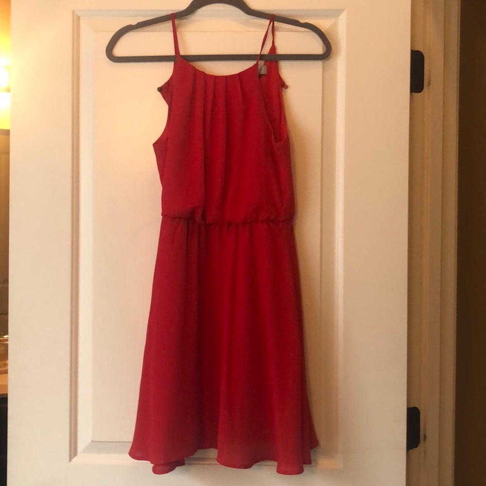 Red dress